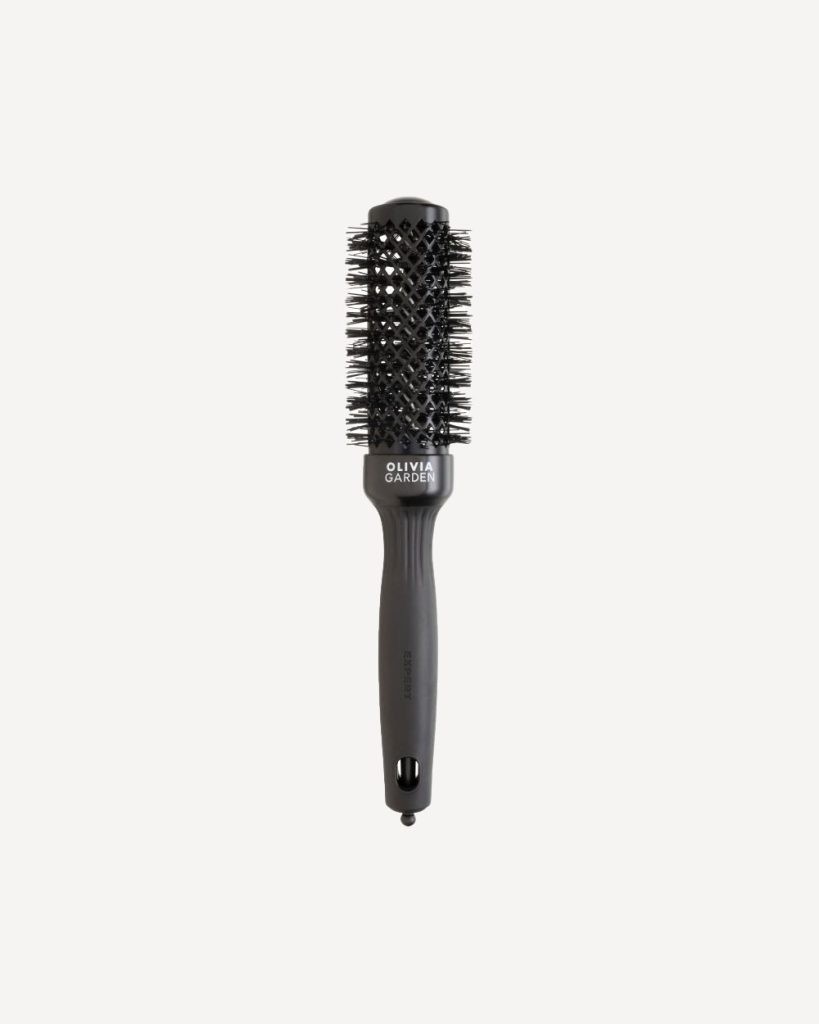 Šepetys plaukams Olivia Garden Expert Blowout Shine Black Series OG00635, 35 mm, skirtas plaukų džiovinimui ir formavimui