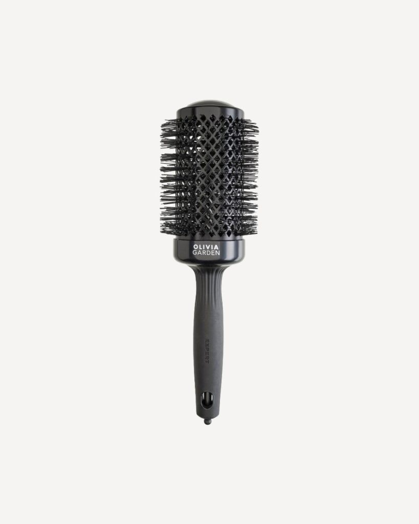 Šepetys plaukams Olivia Garden Expert Blowout Shine Black Series OG00637, 55 mm, skirtas plaukų džiovinimui ir formavimui