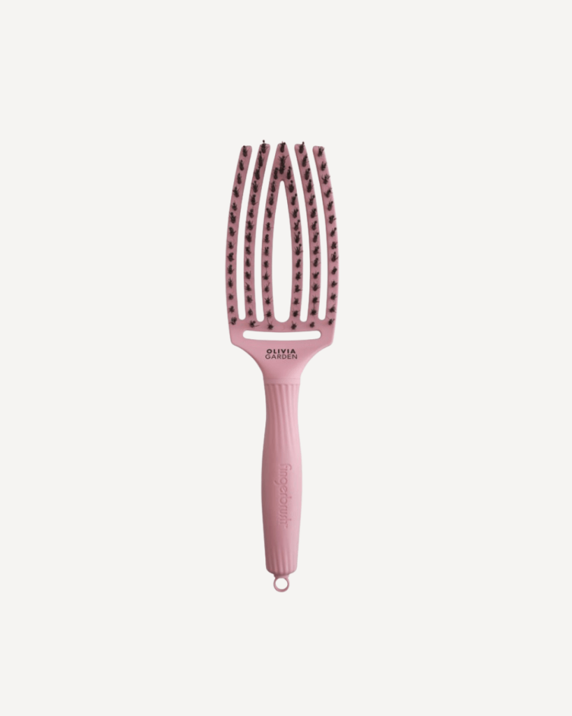 Olivia Garden finger brush soft pink M