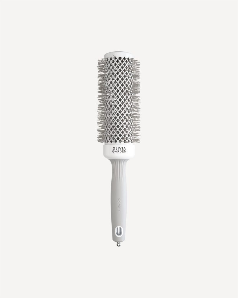 Olivia Garden Expert Blowout Speed White & Grey plaukų džiovinimo šepetys